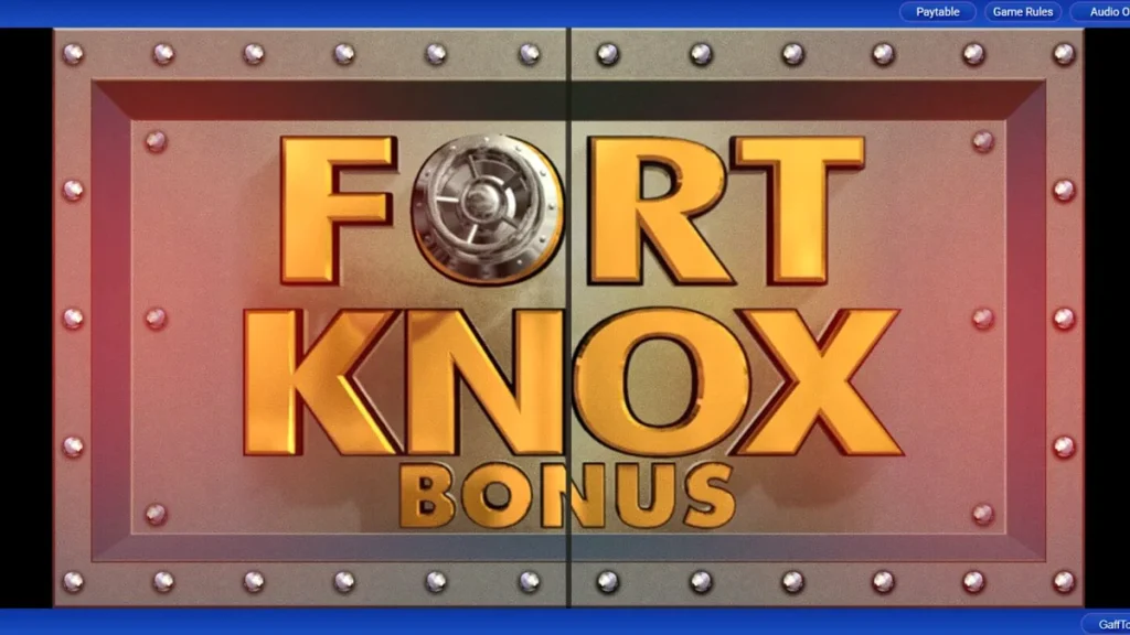 Tampilan layar permainan slot Fort Knox Da Vinci Diamonds di perangkat seluler